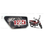 Sticker สติ๊กเกอร์ "CT125" ข้างขวา ของแท้ 1 ชิ้น สีดำ,แดง.เขียว สำหรับ Honda CT125 CT-125 รุ่นรถสีเขียว ปี 2020-2022